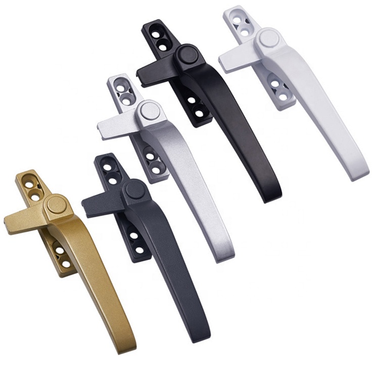 Sliding Wing Pull Window Handle PVC Doors Windows Accessories Aluminium Window Handles Lock