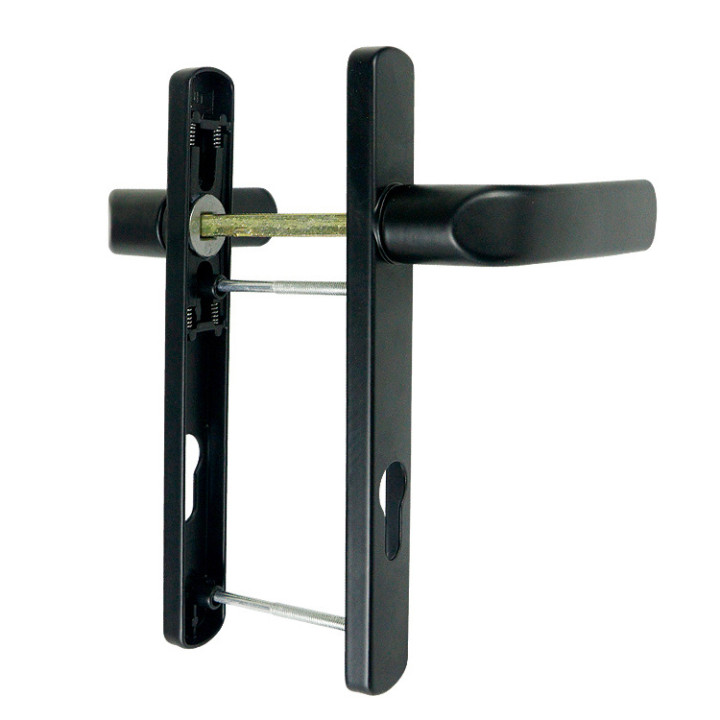 Aluminium Alloy Door Handle kunci pegangan pintu geser untuk set kunci pegangan pintu Matte Black