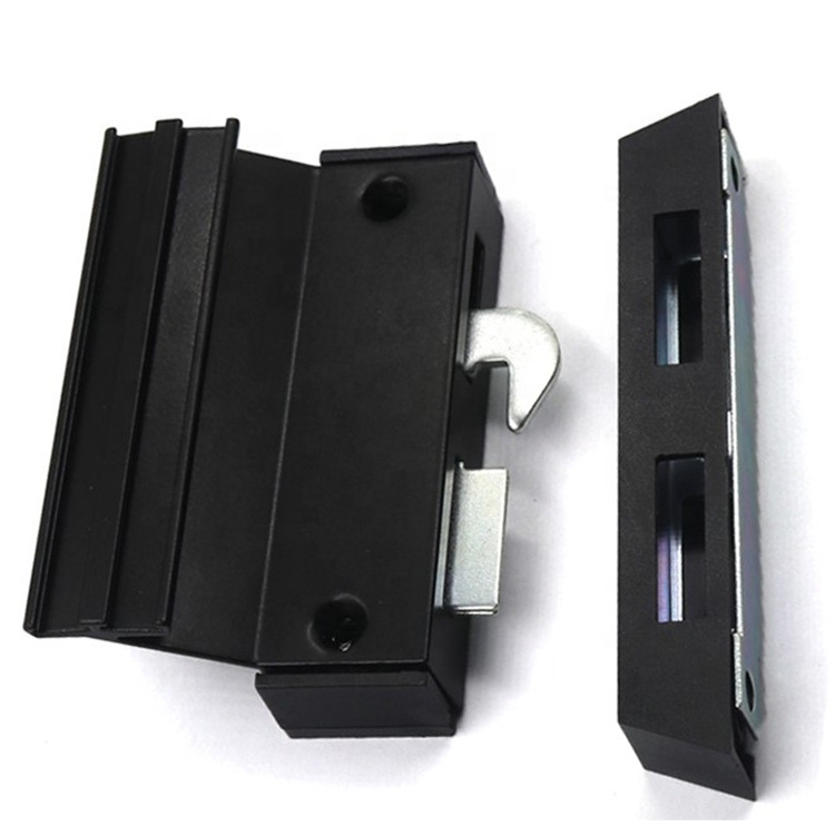 Hot Sale Magnetic Hook Lock Untuk Aluminium Sliding Door Lock Untuk Closet Sliding Door Latch Lock