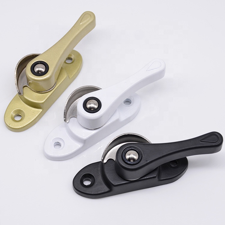 Crescent Lock Window Handle Pintu Paduan Seng Gagang Kait Dengan Kunci Untuk Pintu Geser Jendela